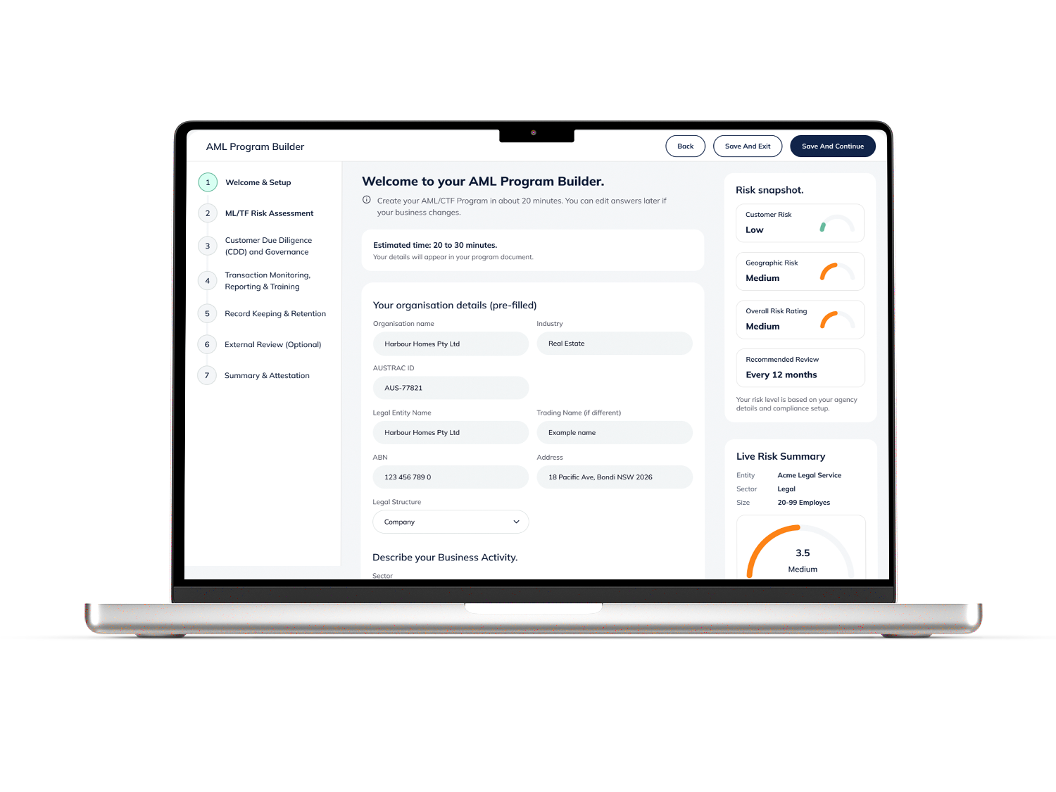 Build Your AML/CTF Program